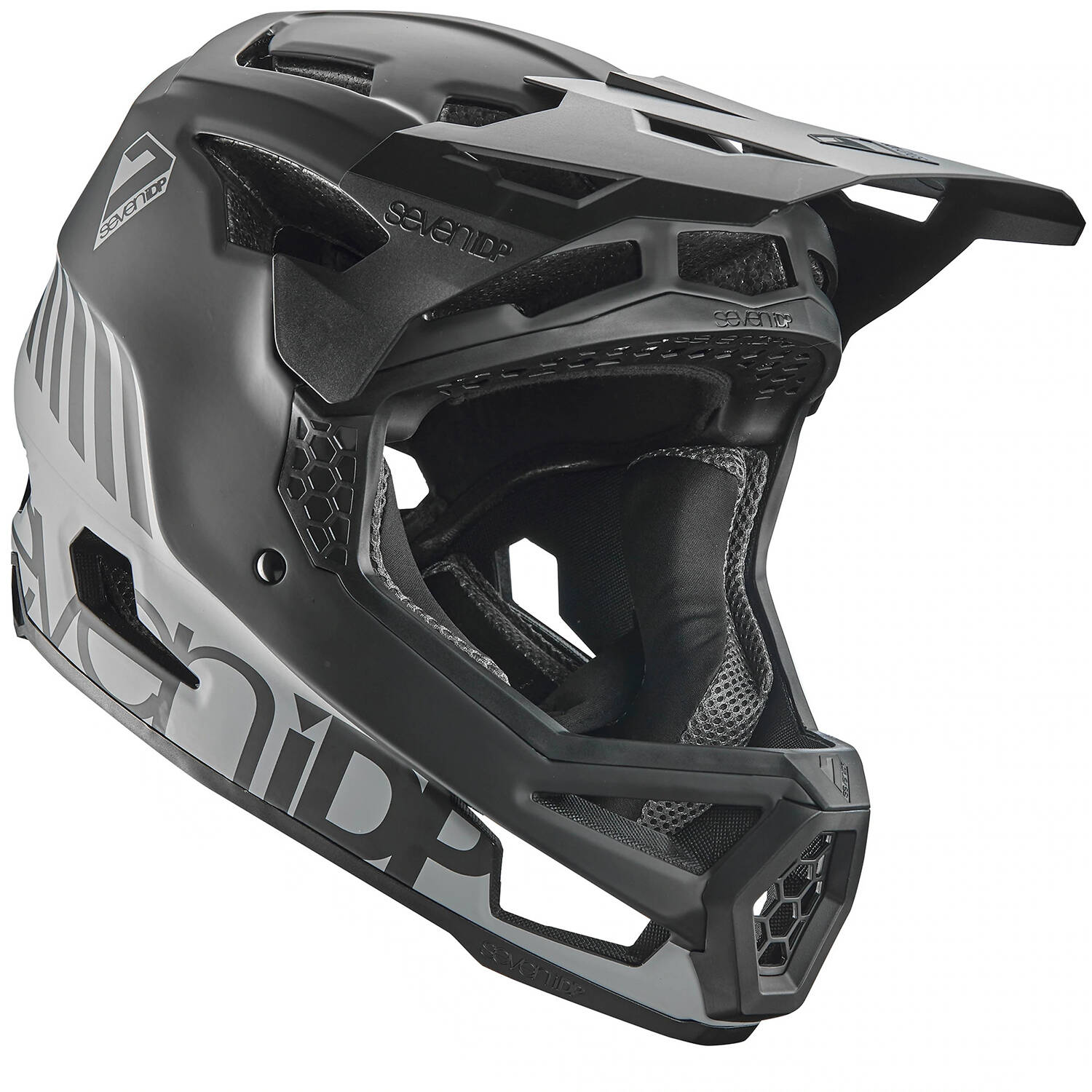 7iDP Project 23 Glass Fibre Full Face Helmet - Graphite/Black