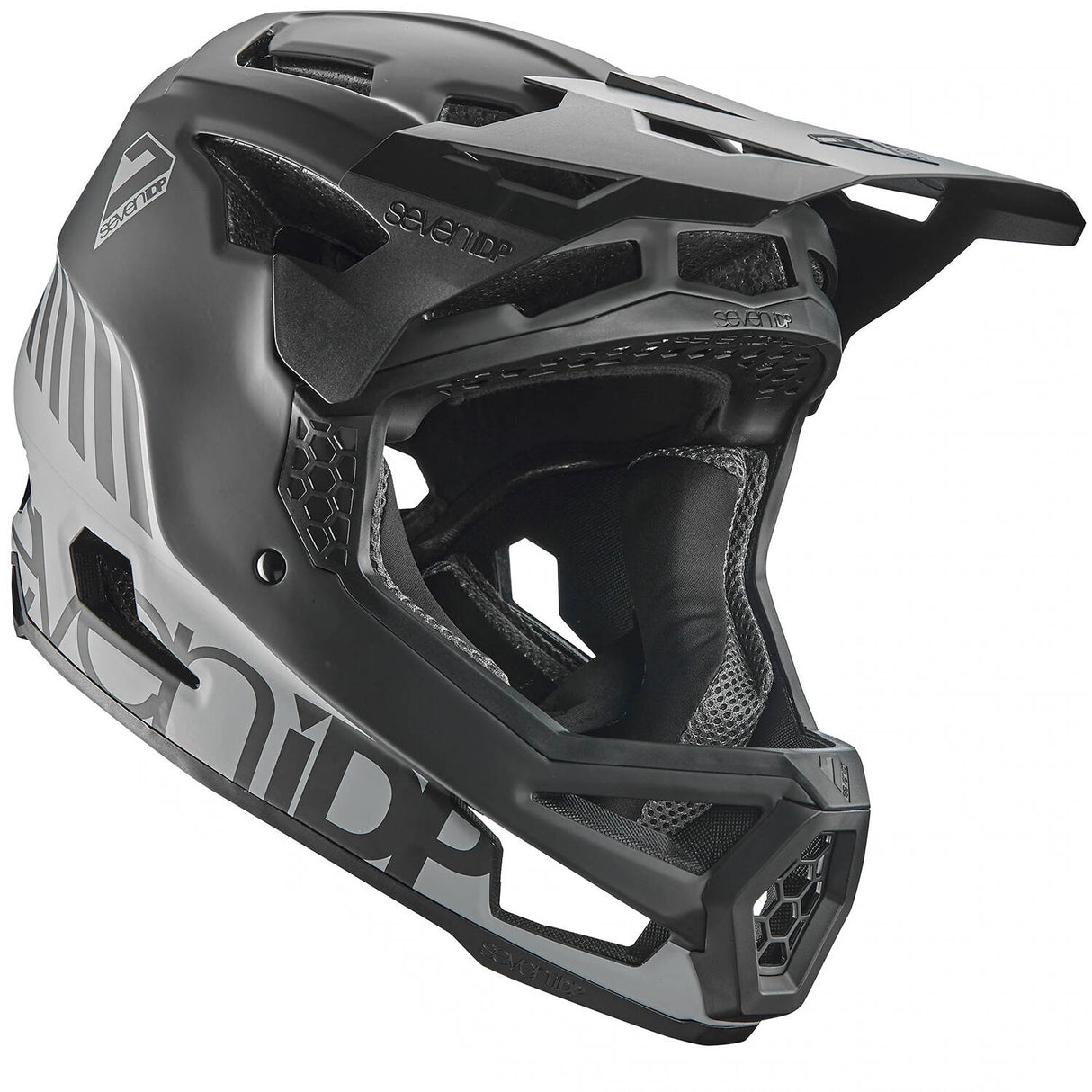7iDP Project 23 Glass Fibre Full Face Helmet - Graphite/Black