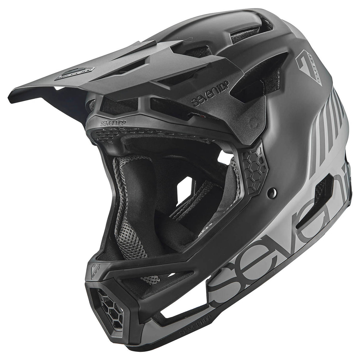 7iDP Project 23 Glass Fibre Full Face Helmet - Graphite/Black