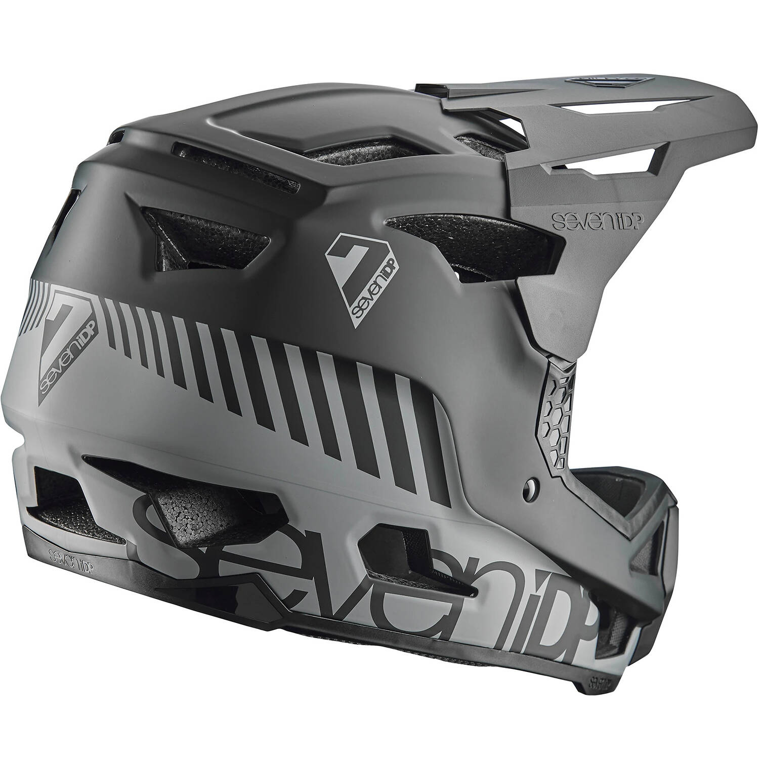 7iDP Project 23 Glass Fibre Full Face Helmet - Graphite/Black