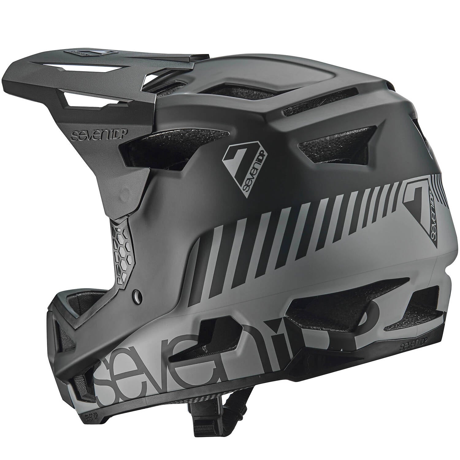 7iDP Project 23 Glass Fibre Full Face Helmet - Graphite/Black