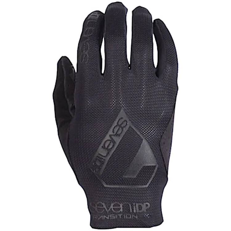 7iDP Transition Youth Protective Gloves - Black/Gloss Black