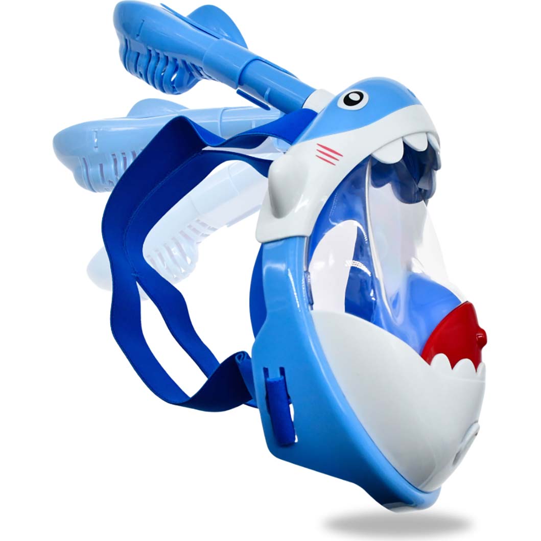 SwimTech Full Face Kids Snorkeling Mask - Blue