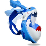 SwimTech Full Face Kids Snorkeling Mask - Blue
