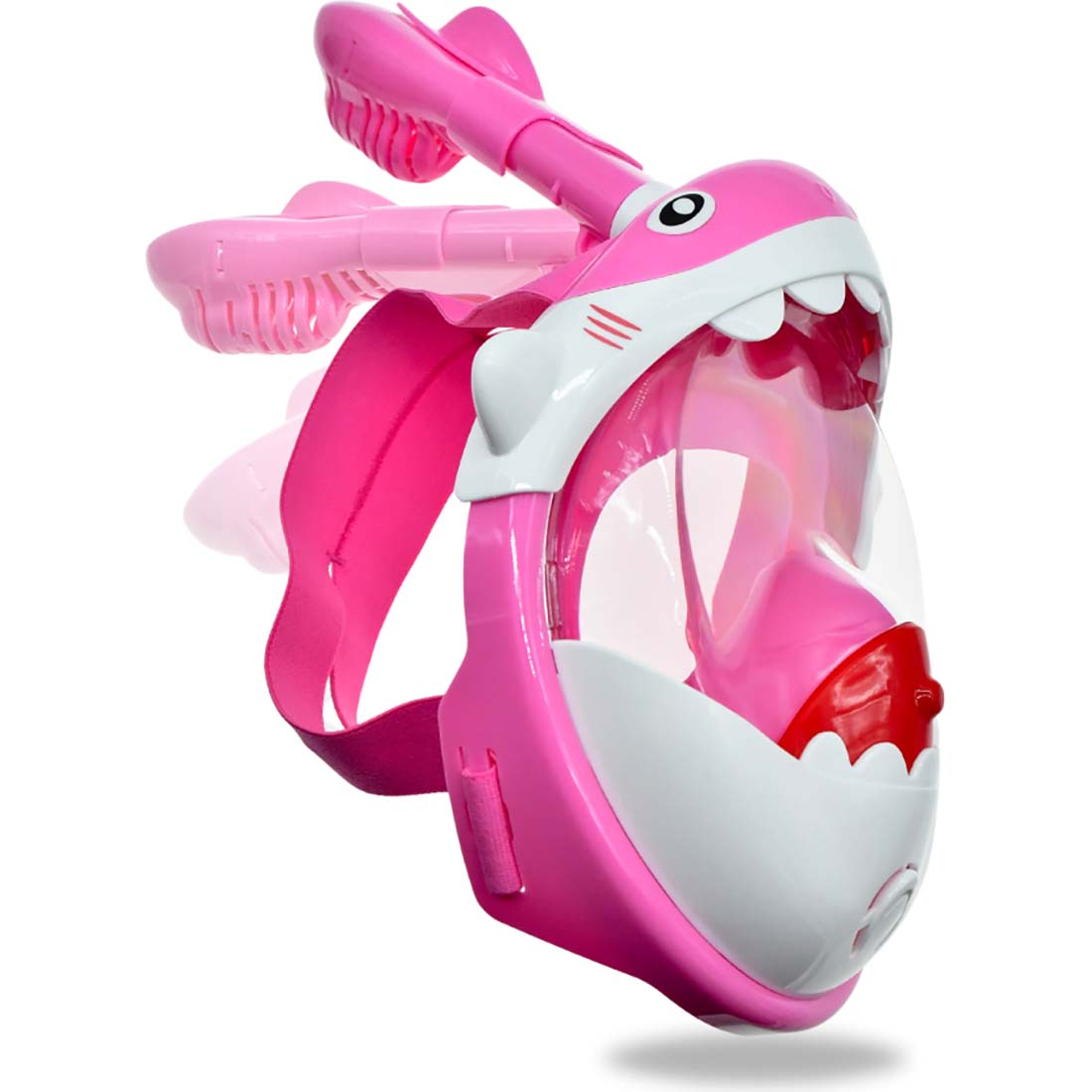 SwimTech Full Face Kids Snorkeling Mask - Pink