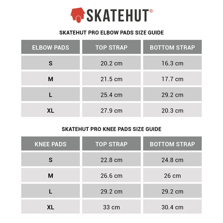 SkateHut Pro Pad Set - Black