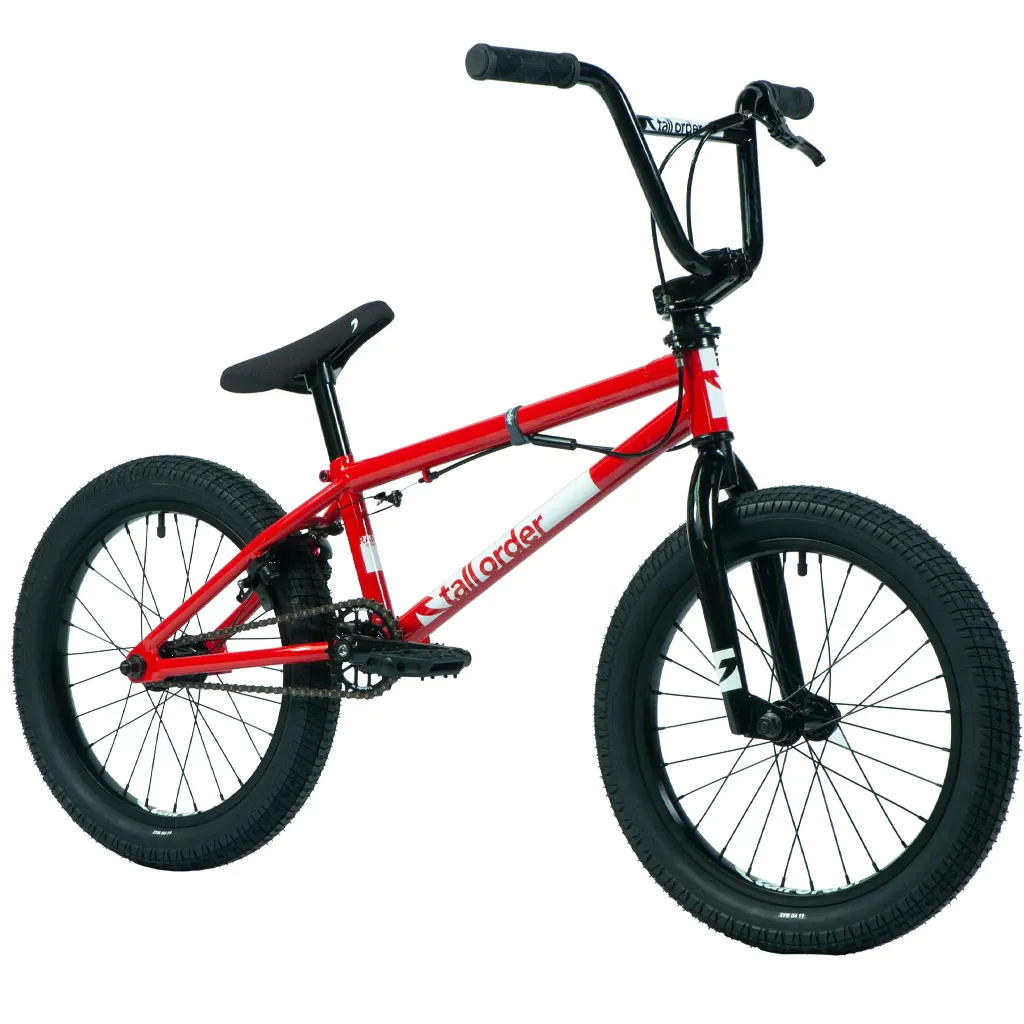 Tall Order Ramp 18'' Complete BMX - Gloss Red/Black