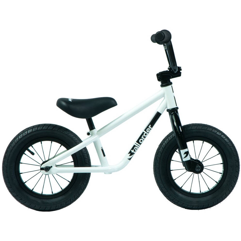 Tall Order Small Order Balance Bike - Gloss White/Black