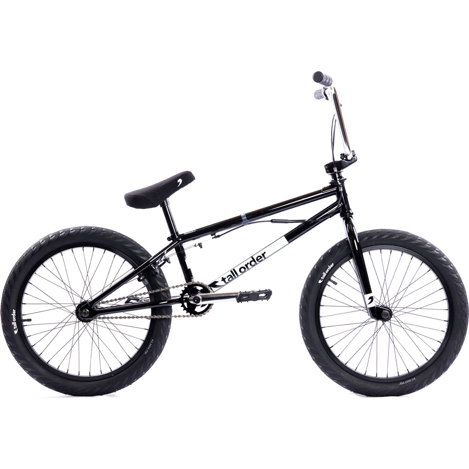 Tall Order 2022 Pro Park 20" Complete BMX - Gloss Black/Chrome