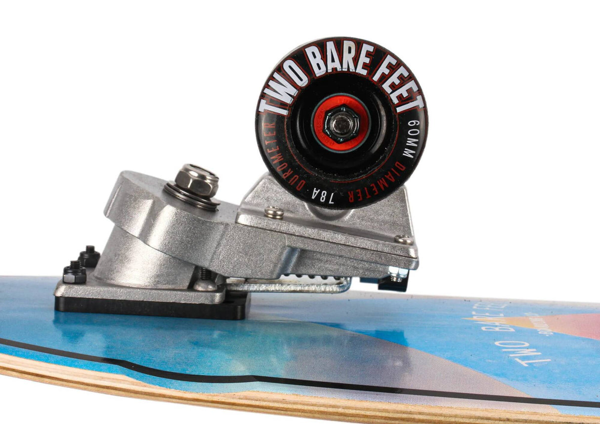 Two Bare Feet Slipstream 360 Surfskate Complete Cruiser Skateboard - 30''
