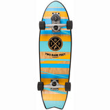 Two Bare Feet Wedge Complete 360 Surfskate Cruiser Skateboard 31''