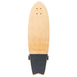 Two Bare Feet Boarding Co. 360 Surfskate Complete Cruiser Skateboard - Black 31''