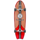 Two Bare Feet Deckhand 360 Surfskate Complete Cruiser Skateboard - Black 31''