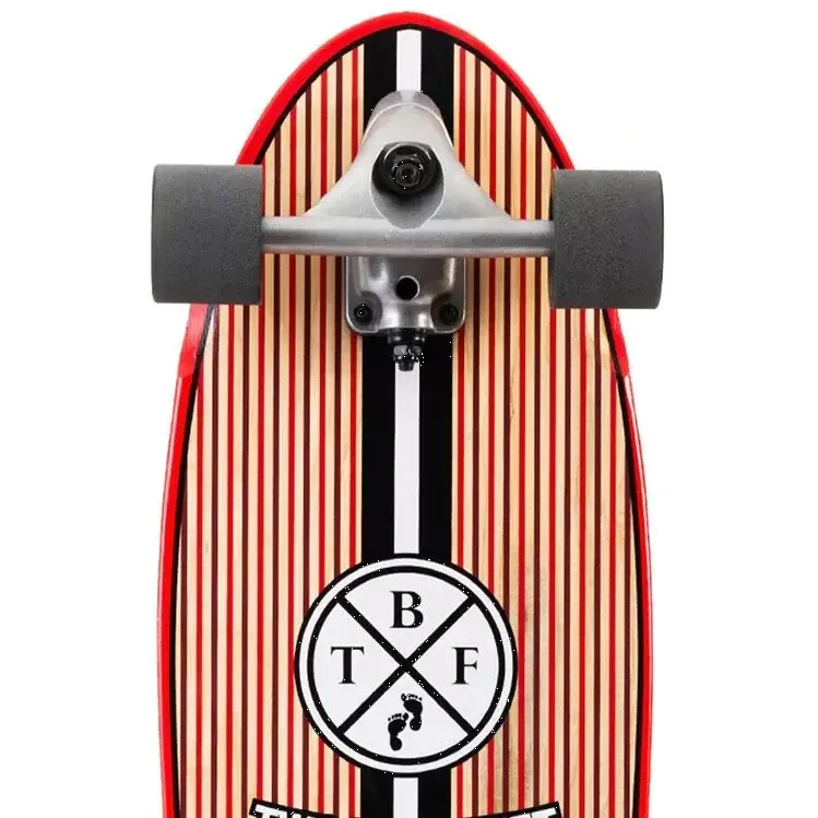 Two Bare Feet Deckhand Complete Cruiser Skateboard - Black 31''