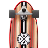 Two Bare Feet Deckhand Complete Cruiser Skateboard - Black 31''