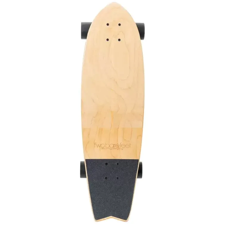 Two Bare Feet Deckhand Complete Cruiser Skateboard - Black 31''