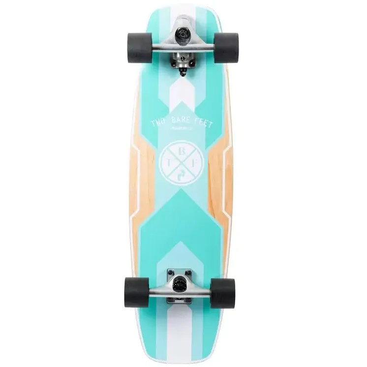 Two Bare Feet Floe Complete Cruiser Skateboard - Black 32''