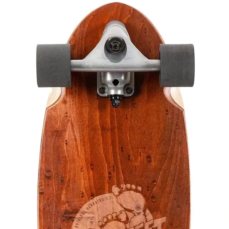 Two Bare Feet Madeira Complete Cruiser Skateboard - Black 31''