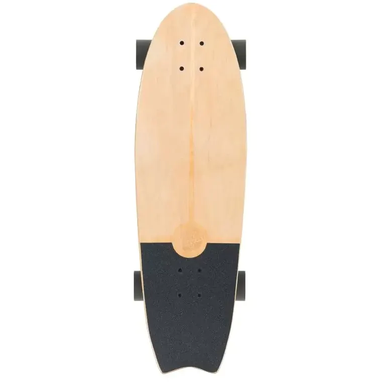 Two Bare Feet Madeira Complete Cruiser Skateboard - Black 31''