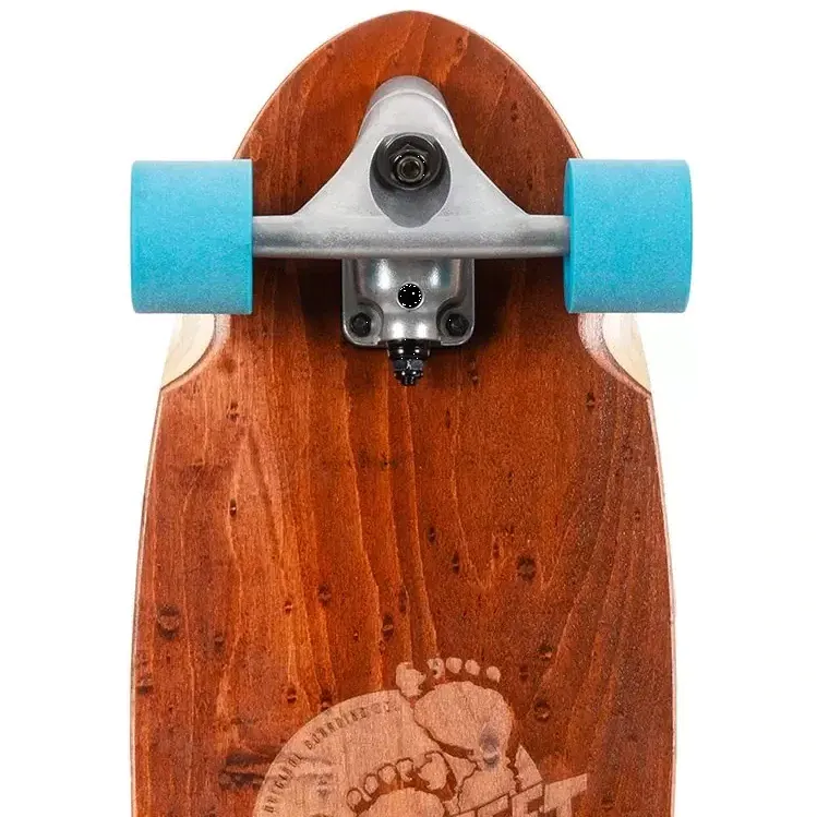 Two Bare Feet Madeira Complete Cruiser Skateboard - Blue 31''