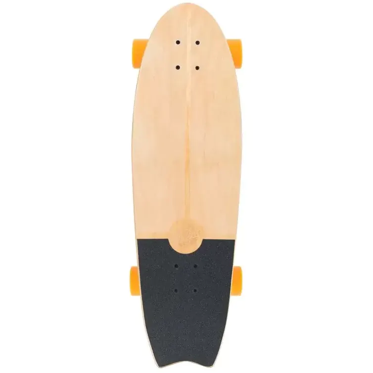 Two Bare Feet Madeira Complete Cruiser Skateboard - Orange 31''