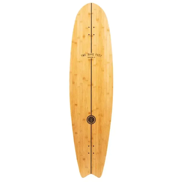 Two Bare Feet Noserider Complete Longboard - Black 60''
