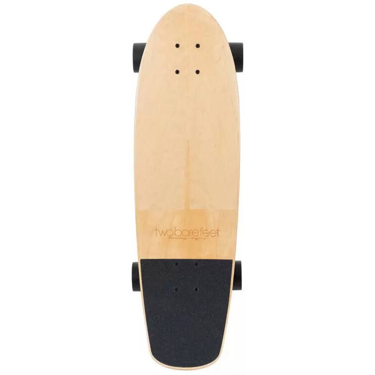 Two Bare Feet Slipstream Standard Complete Cruiser Skateboard - Black 30''