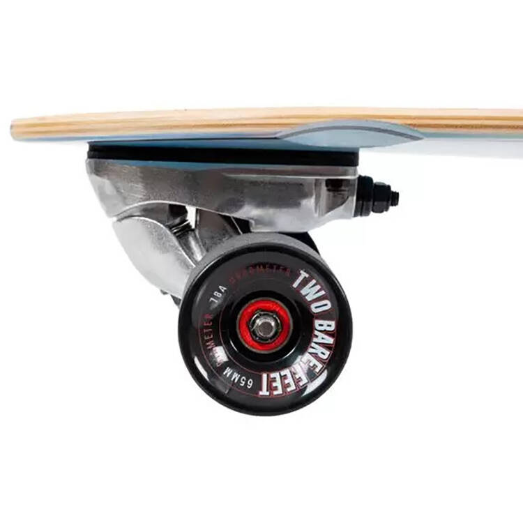 Two Bare Feet Slipstream Standard Complete Cruiser Skateboard - Black 30''