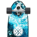 Two Bare Feet Tidal Complete Cruiser Skateboard - Black 30''