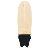 Two Bare Feet Tidepool 360 Surfskate Complete Cruiser Skateboard - Black 31''