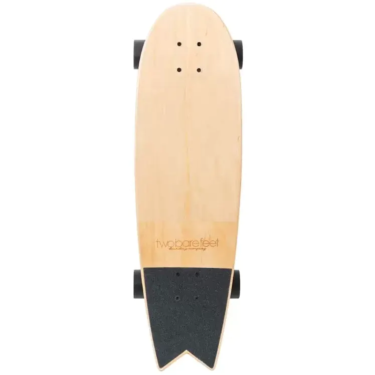 Two Bare Feet Tidepool Complete Cruiser Skateboard - Black 31''