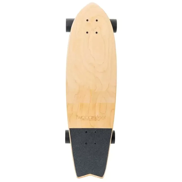 Two Bare Feet Trajectory Complete Cruiser Skateboard - Black 31''