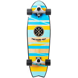 Two Bare Feet Wedge Standard Complete Cruiser Skateboard 31''