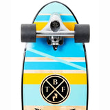 Two Bare Feet Wedge Standard Complete Cruiser Skateboard 31''