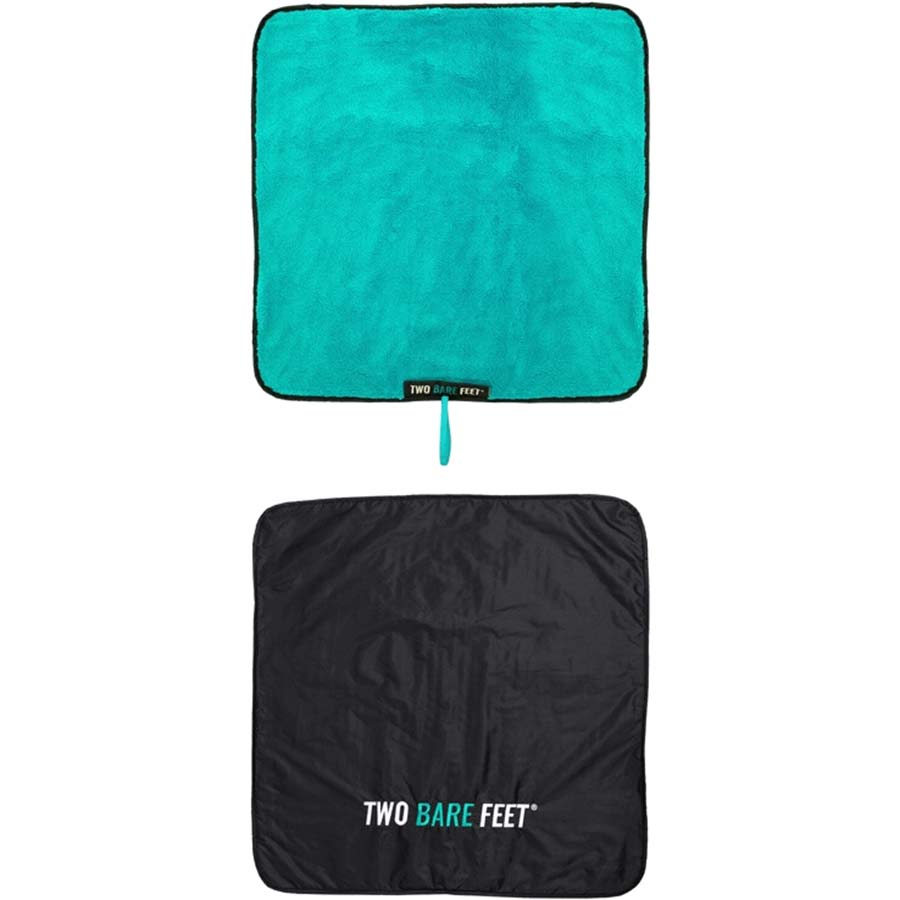 Two Bare Feet Weatherproof Changing Robe with Changing Mat - Navy/Teal