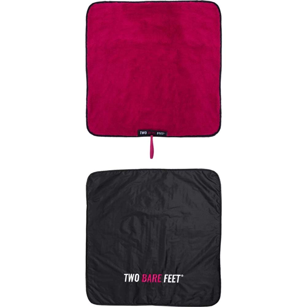 Two Bare Feet Weatherproof Changing Robe with Changing Mat - Teal/Raspberry
