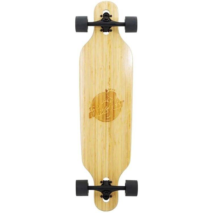 Two Bare Feet Austin Complete Longboard - Natural/Black 36''