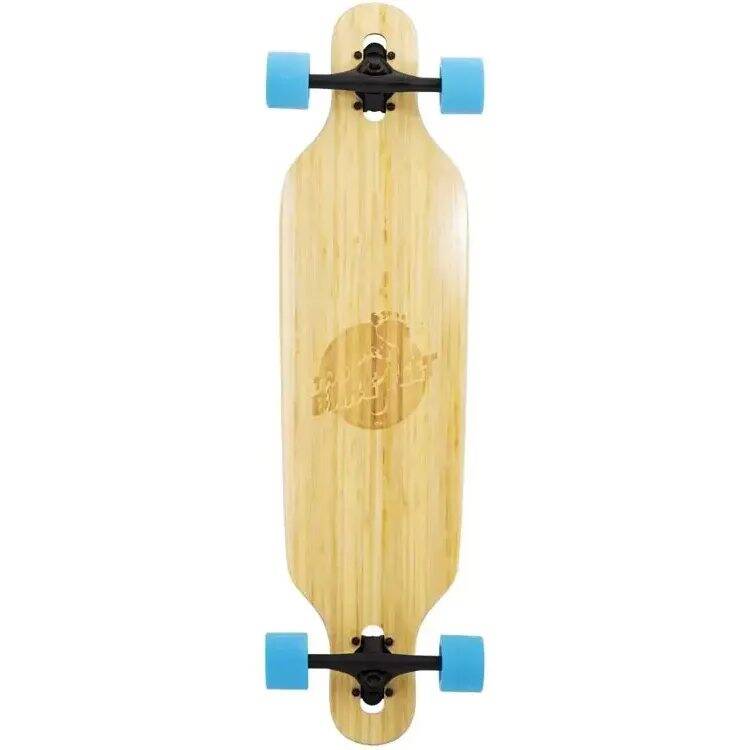 Two Bare Feet Austin Complete Longboard - Natural/Blue 36''