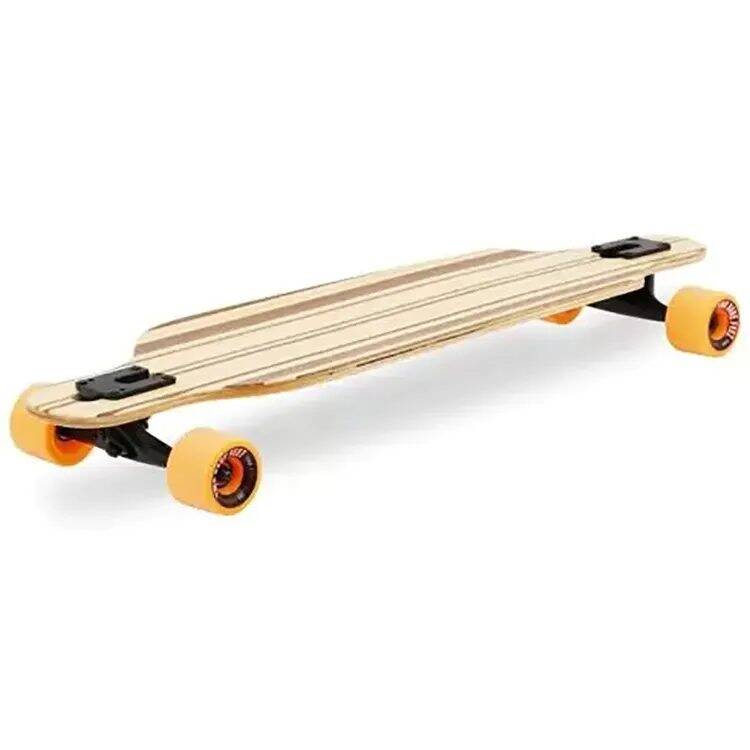 Two Bare Feet Austin Complete Longboard - Natural/Orange 36''