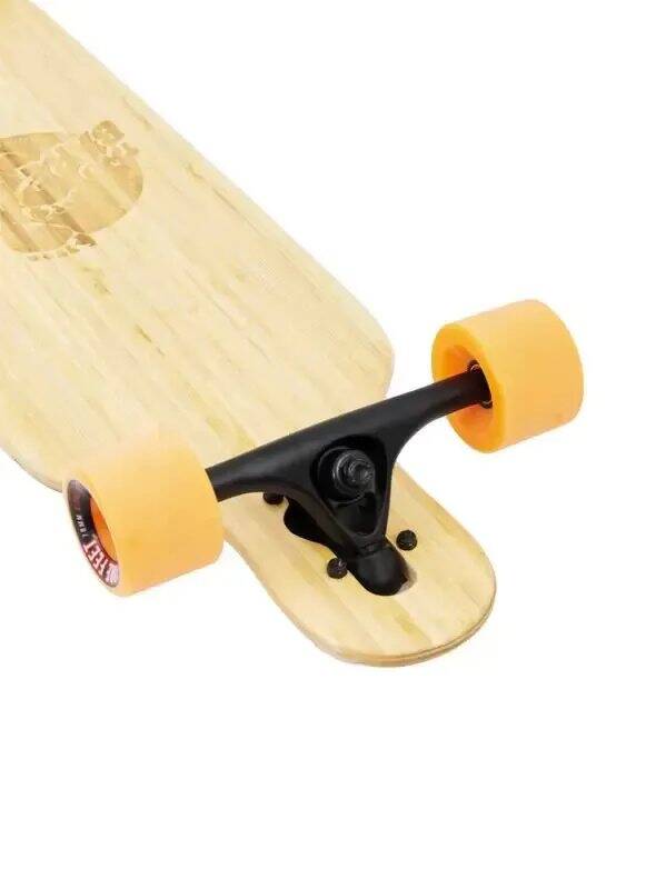 Two Bare Feet Austin Complete Longboard - Natural/Orange 36''