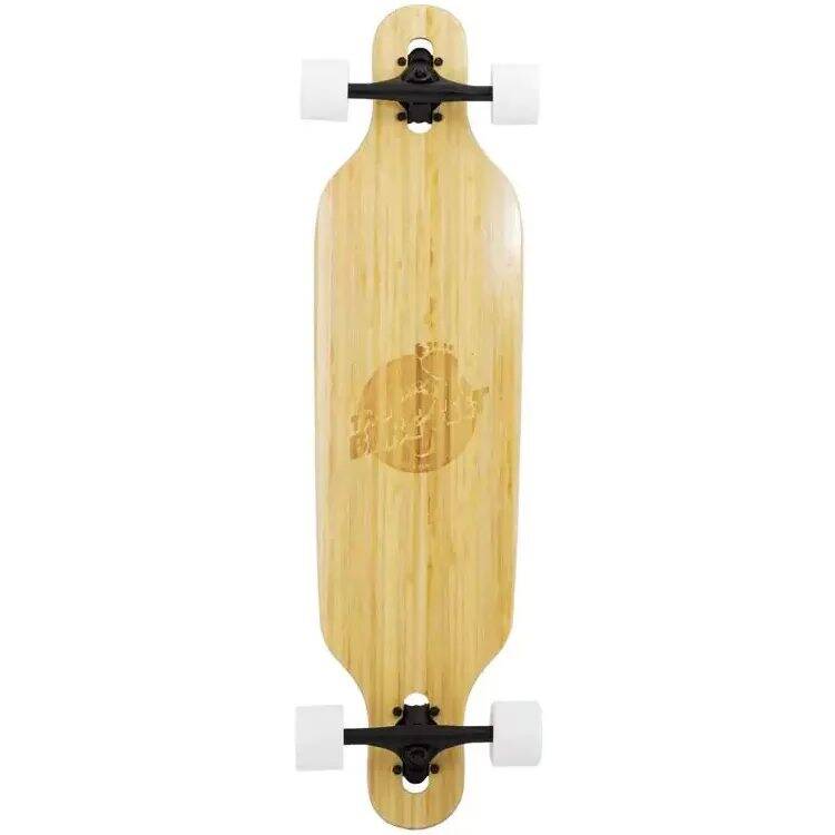 Two Bare Feet Austin Complete Longboard - Natural/White 36''