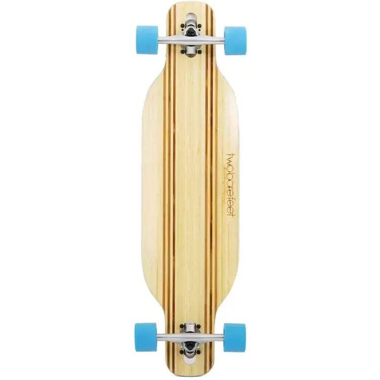 Two Bare Feet Bradley Complete Longboard - Natural/Blue 36''