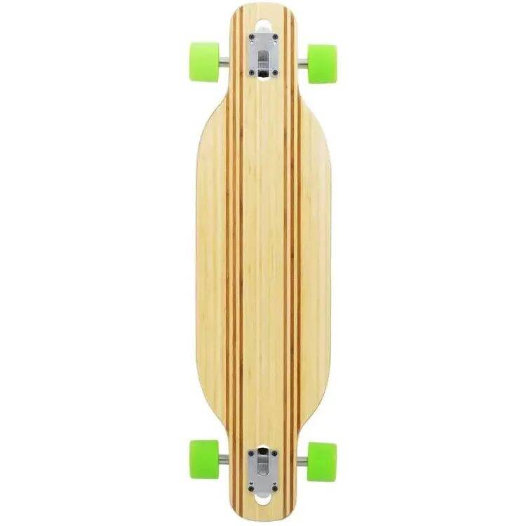 Two Bare Feet Bradley Complete Longboard - Natural/Green 36''