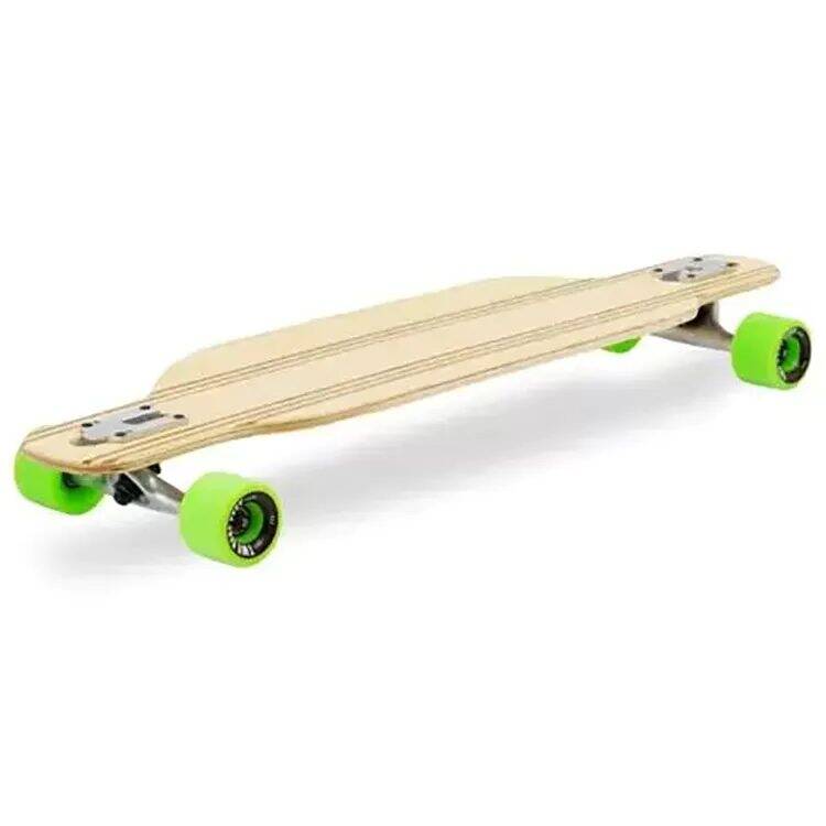 Two Bare Feet Bradley Complete Longboard - Natural/Green 36''