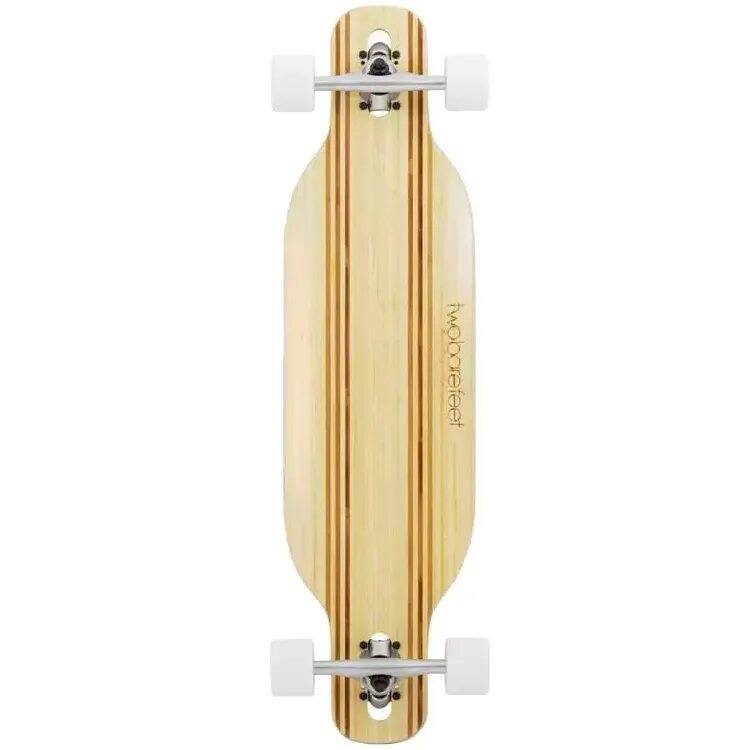 Two Bare Feet Bradley Complete Longboard - Natural/White 36''
