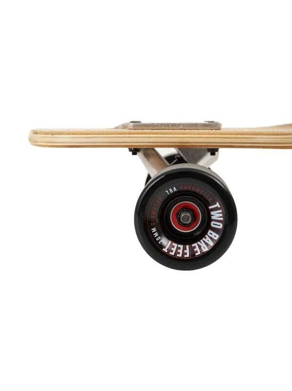 Two Bare Feet Brody Complete Longboard - Natural/Black 42''