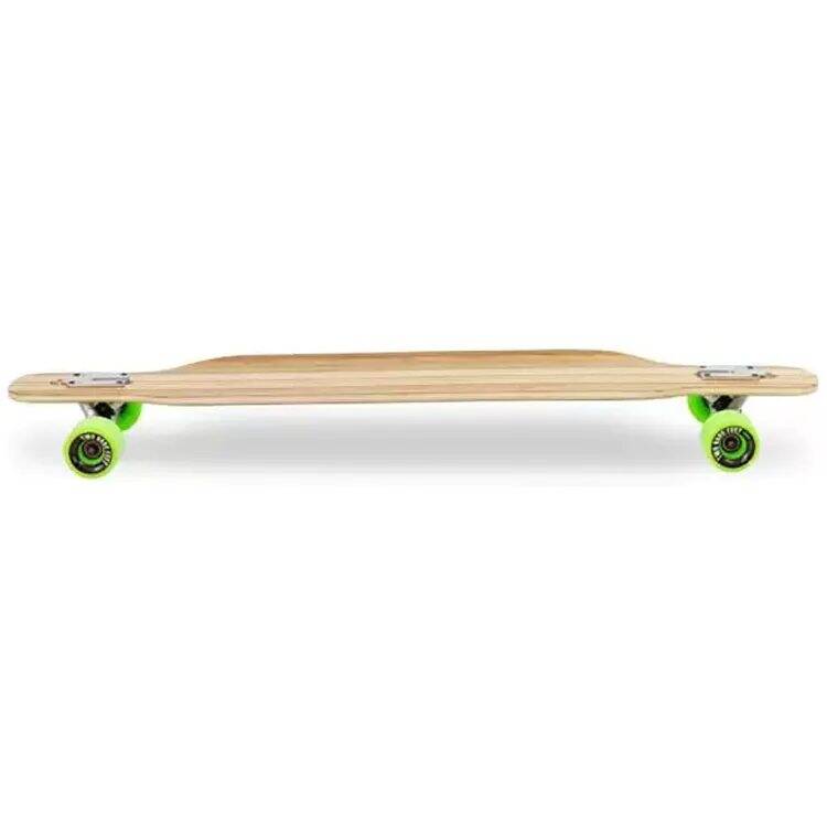 Two Bare Feet Brody Complete Longboard - Natural/Green 42''