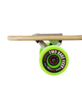 Two Bare Feet Brody Complete Longboard - Natural/Green 42''