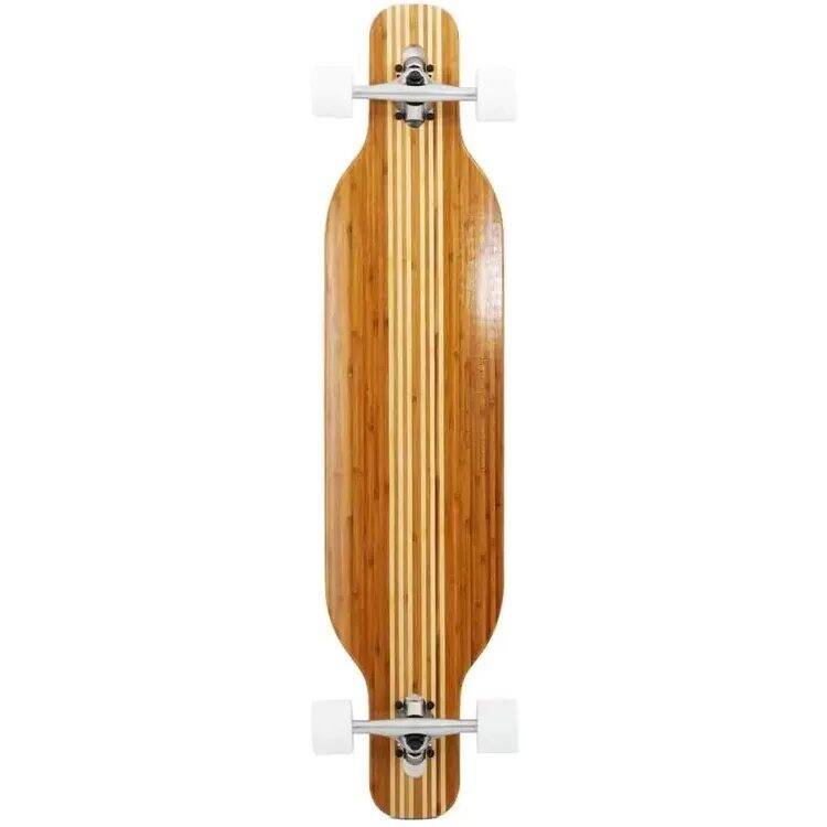 Two Bare Feet Brody Complete Longboard - Natural/Orange 42''