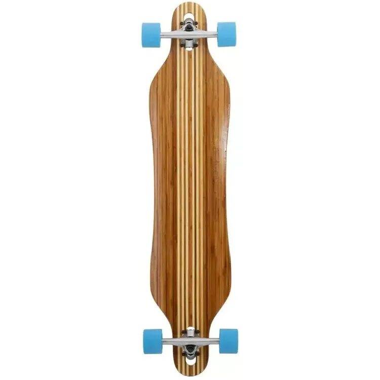 Two Bare Feet Brock Complete Longboard - Natural/Blue 42''